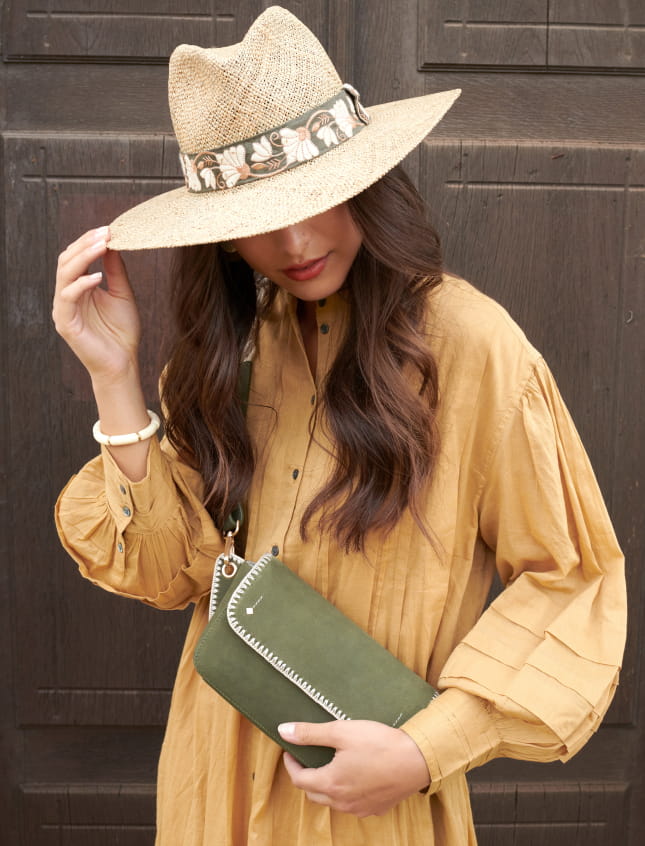 Emilie Olive embroidered