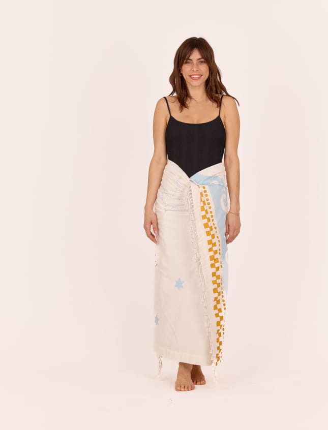 Fouta The Sun Blue Sky