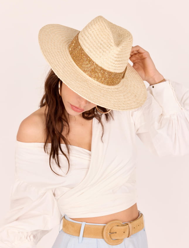 Rosalie Embroidered Sun Gold