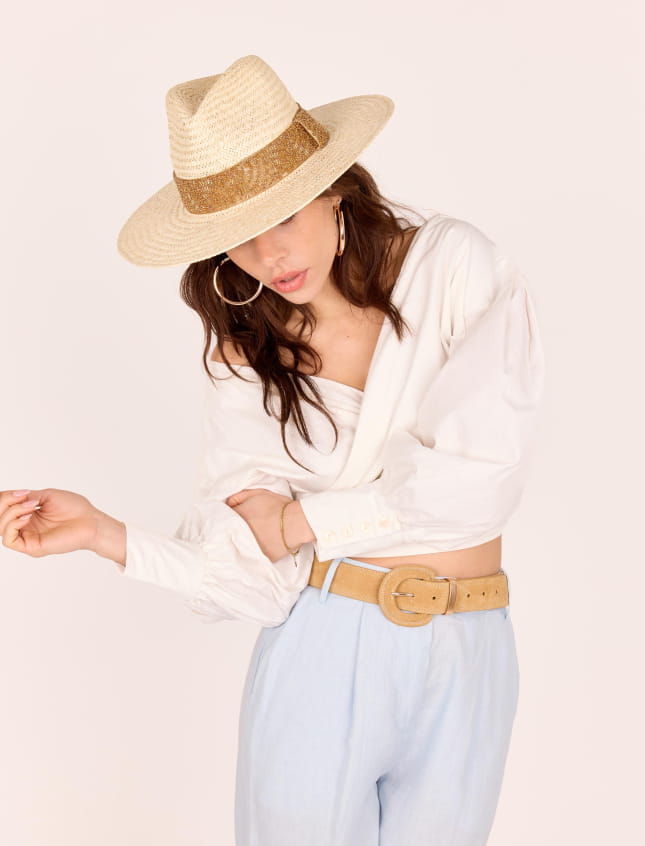 Rosalie Embroidered Sun Gold