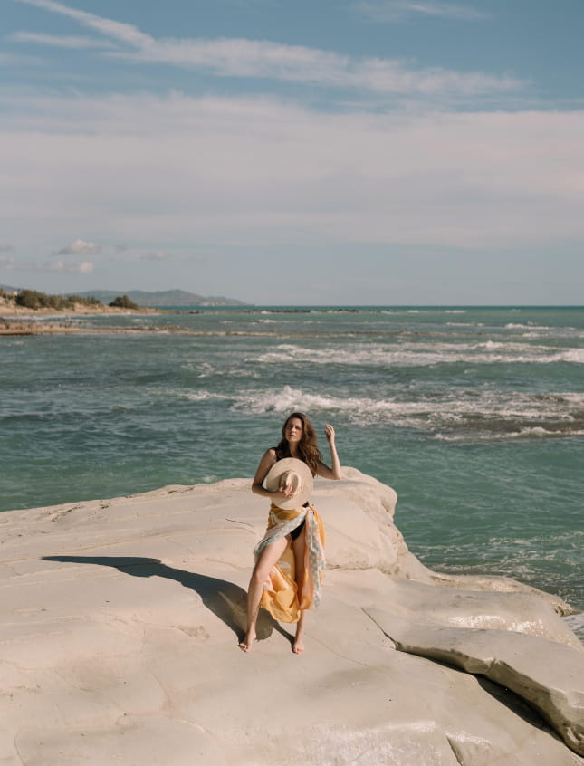 Paréo Le Soleil Ochre