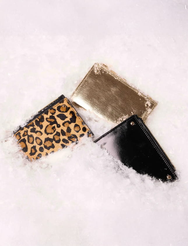 Norma Lézard Doré Cuivré