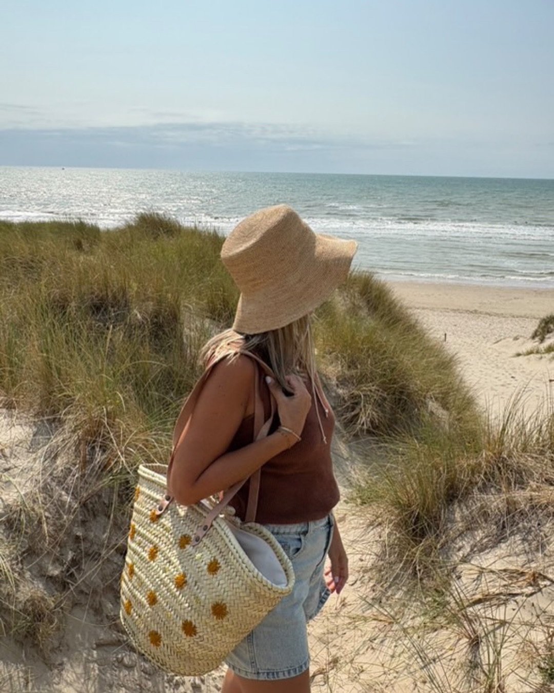 Pochette gaze de coton Sunshine - Escale en bord de page